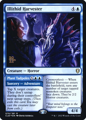 Battle for Baldur's Gate Promos 076S Illithid Harvester // Plant Tadpoles