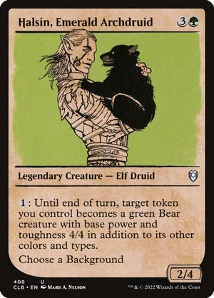 Commander Legends: Battle for Baldur's Gate 408 Halsin, Emerald Archdruid