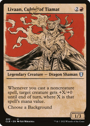 Commander Legends: Battle for Baldur's Gate 402 Livaan, Cultist of Tiamat