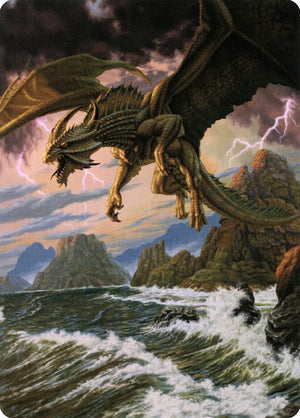 Battle for Baldur's Gate Art Series 003 Ancient Bronze Dragon // Ancient Bronze Dragon