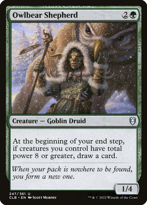 Commander Legends: Battle for Baldur's Gate 247 Owlbear Shepherd