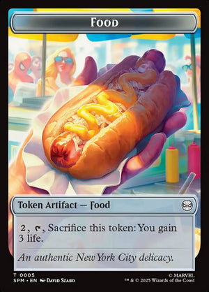 Marvel's Spider-Man Tokens 005 Food
