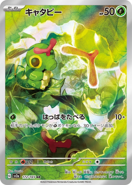 151 Japanese 172 Caterpie