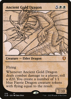 Commander Legends: Battle for Baldur's Gate 376 Ancient Gold Dragon