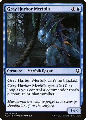 Commander Legends: Battle for Baldur's Gate 075 Gray Harbor Merfolk