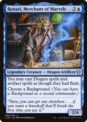 Commander Legends: Battle for Baldur's Gate 090 Renari, Merchant of Marvels