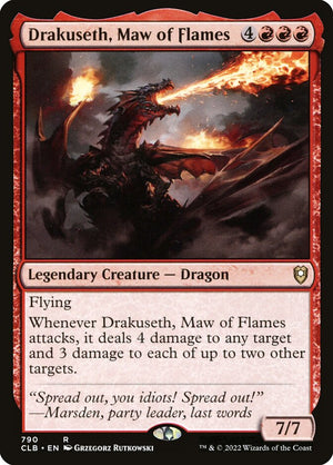 Commander Legends: Battle for Baldur's Gate 790 Drakuseth, Maw of Flames