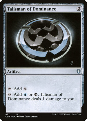 Commander Legends: Battle for Baldur's Gate 877 Talisman of Dominance