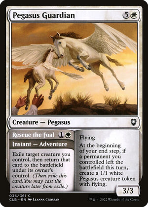 Commander Legends: Battle for Baldur's Gate 036 Pegasus Guardian // Rescue the Foal