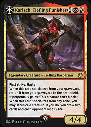 Alchemy Horizons: Baldur's Gate 014B Karlach, Tiefling Punisher
