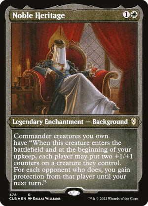 Commander Legends: Battle for Baldur's Gate 478 Noble Heritage