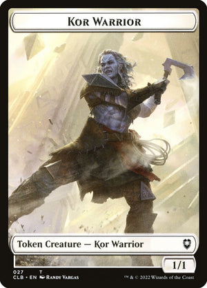 Battle for Baldur's Gate Tokens 027 Kor Warrior