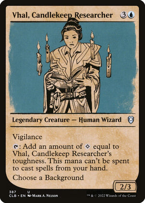 Commander Legends: Battle for Baldur's Gate 387 Vhal, Candlekeep Researcher