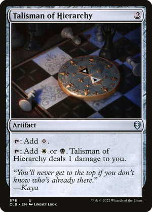 Commander Legends: Battle for Baldur's Gate 878 Talisman of Hierarchy
