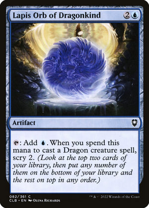 Commander Legends: Battle for Baldur's Gate 082 Lapis Orb of Dragonkind