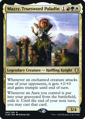 Battle for Baldur's Gate Promos 283S Mazzy, Truesword Paladin