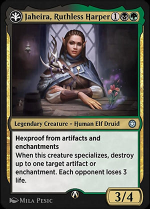 Alchemy Horizons: Baldur's Gate 016B Jaheira, Ruthless Harper