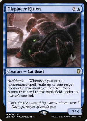 Battle for Baldur's Gate Promos 063P Displacer Kitten