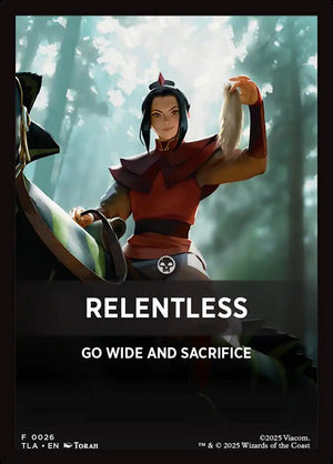 Avatar: The Last Airbender Jumpstart Front Cards 026 Relentless