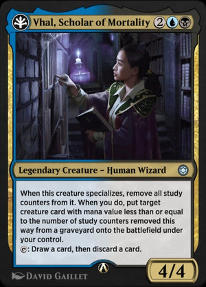 Alchemy Horizons: Baldur's Gate 008B Vhal, Scholar of Mortality