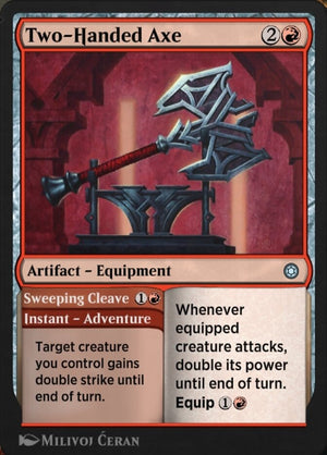 Alchemy Horizons: Baldur's Gate 191 Two-Handed Axe // Sweeping Cleave