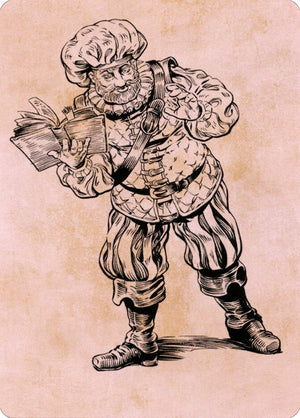 Battle for Baldur's Gate Art Series 048 Volo, Itinerant Scholar // Volo, Itinerant Scholar