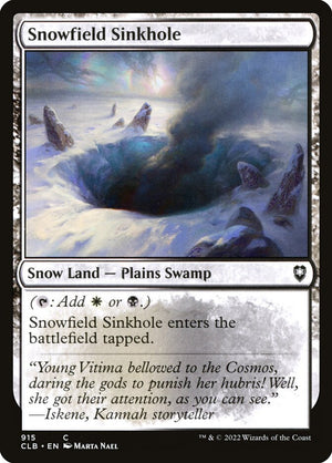 Commander Legends: Battle for Baldur's Gate 915 Snowfield Sinkhole