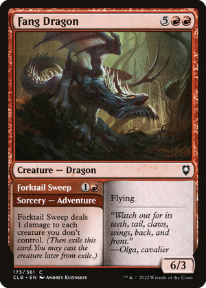 Commander Legends: Battle for Baldur's Gate 173 Fang Dragon // Forktail Sweep