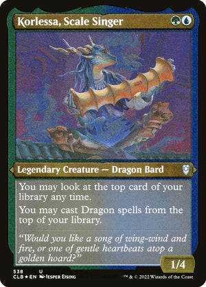 Commander Legends: Battle for Baldur's Gate 538 Korlessa, Scale Singer