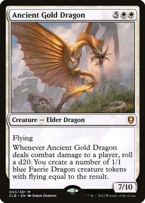 Commander Legends: Battle for Baldur's Gate 003 Ancient Gold Dragon