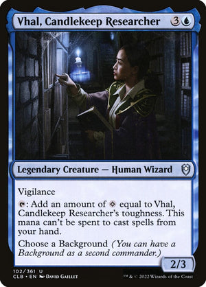 Commander Legends: Battle for Baldur's Gate 102 Vhal, Candlekeep Researcher