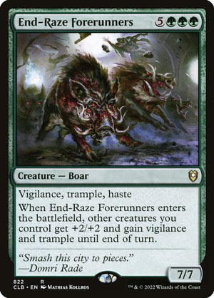 Commander Legends: Battle for Baldur's Gate 822 End-Raze Forerunners