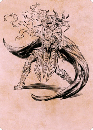 Battle for Baldur's Gate Art Series 055 Livaan, Cultist of Tiamat // Livaan, Cultist of Tiamat