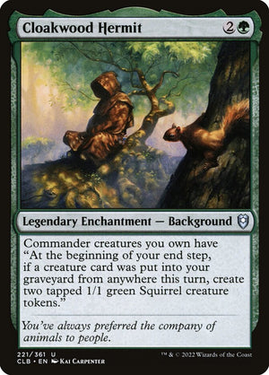 Commander Legends: Battle for Baldur's Gate 221 Cloakwood Hermit
