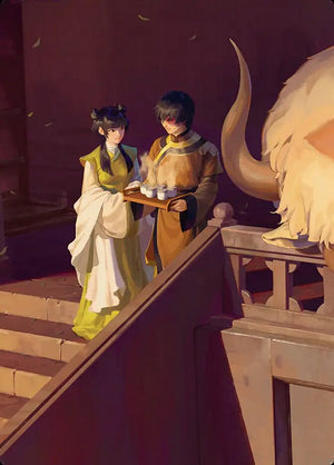 Avatar: the Last Airbender Eternal Art Series 007 Mai and Zuko // Mai and Zuko