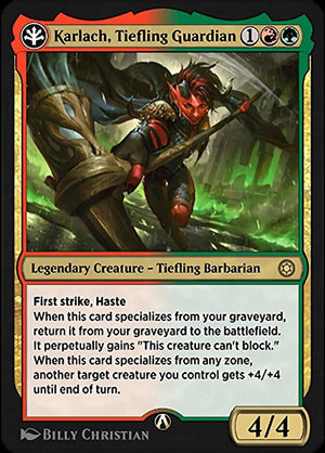 Alchemy Horizons: Baldur's Gate 014G Karlach, Tiefling Guardian