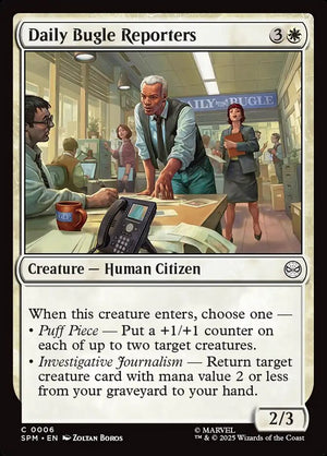 Marvel's Spider-Man 006 Daily Bugle Reporters