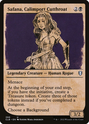 Commander Legends: Battle for Baldur's Gate 390 Safana, Calimport Cutthroat