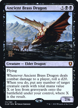 Battle for Baldur's Gate Promos 111S Ancient Brass Dragon
