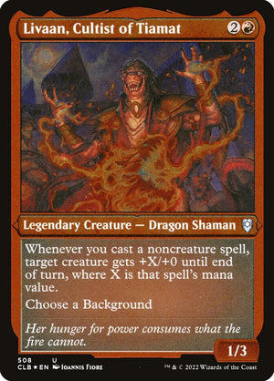 Commander Legends: Battle for Baldur's Gate 508 Livaan, Cultist of Tiamat
