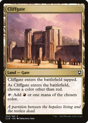 Commander Legends: Battle for Baldur's Gate 350 Cliffgate