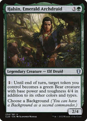 Commander Legends: Battle for Baldur's Gate 234 Halsin, Emerald Archdruid