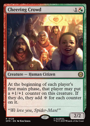 Marvel's Spider-Man 126 Cheering Crowd