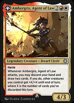 Alchemy Horizons: Baldur's Gate 012W Ambergris, Agent of Law