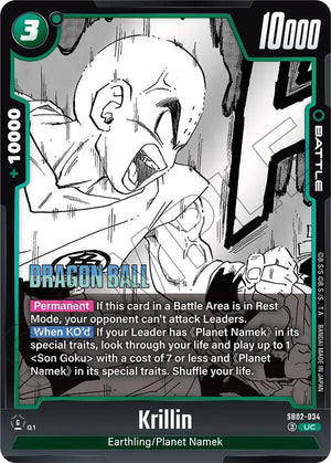 Manga Booster 02 SB02-034 Krillin - SB02-034