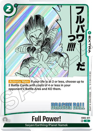 Manga Booster 02 FB05-071 Full Power!