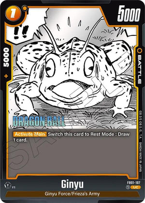 Manga Booster 02 FB01-107 Ginyu - FB01-107