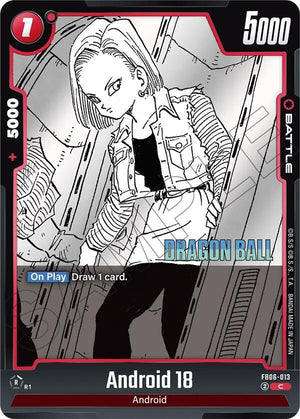 Manga Booster 02 FB06-013 Android 18 - FB06-013