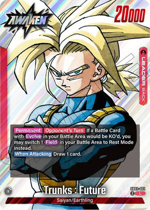 Manga Booster 02 SB02-001 Trunks : Future - SB02-001