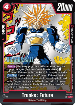 Manga Booster 02 SB02-011 Trunks : Future - SB02-011